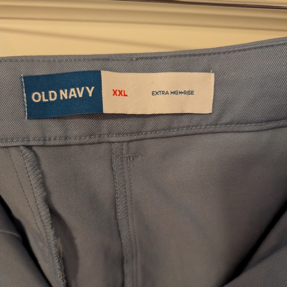 OLD NAVY Shorts in Light Blue Pleat Front High Rise 5 in Inseam Plus Size XXL - Picture 8 of 13